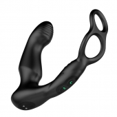 Черный двухмоторный массажер простаты Nexus Simul8 Wave Edition - Nexus Range - в Кисловодске купить с доставкой