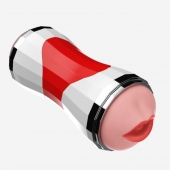 Двусторонний мастурбатор в колбе Power Grip Cup - вагина и ротик - Boys of Toys - в Кисловодске купить с доставкой