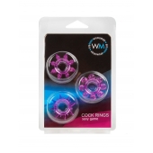 Набор из 3 лиловых эрекционных колец различной формы - Erowoman-Eroman - в Кисловодске купить с доставкой