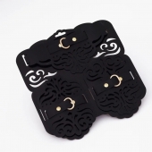 Фигурный набор для БДСМ-игр с узорами и золотистой фурнитурой - Crazy Handmade - купить с доставкой в Кисловодске