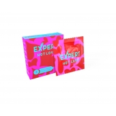 Презервативы с разогревающим эффектом Expert Hot Love - 3 шт. - Expert - купить с доставкой в Кисловодске