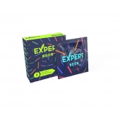 Светящиеся в темноте презервативы Expert Neon - 3 шт. - Expert - купить с доставкой в Кисловодске