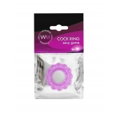 Лиловое эрекционное кольцо с 2 рядами стимулирующих шариков - Erowoman-Eroman - в Кисловодске купить с доставкой