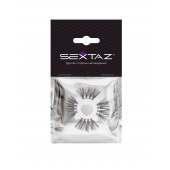 Эластичное эрекционное кольцо с черными «ресничками» - Sextaz - в Кисловодске купить с доставкой