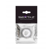 Эластичное эрекционное кольцо с длинными черными «ресничками» - Sextaz - в Кисловодске купить с доставкой