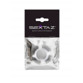 Эластичное кольцо с «ресничками» и 4 шариками - Sextaz - в Кисловодске купить с доставкой