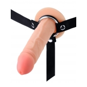 Мужской полый страпон на регулируемых ремнях - 18,5 см. - Sex Expert - купить с доставкой в Кисловодске