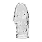 Прозрачная насадка на пенис Booker - 8 см. - Baile - в Кисловодске купить с доставкой