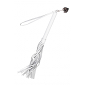 Белая кожаная плеть - 50 см. - Pecado - купить с доставкой в Кисловодске