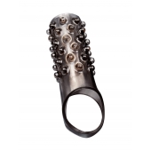 Дымчатая насадка на пенис с выпуклостями - 12 см. - Sex Expert - в Кисловодске купить с доставкой