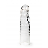 Прозрачная закрытая насадка на член - 15 см. - Sex Expert - в Кисловодске купить с доставкой