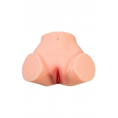 Телесный реалистичный мастурбатор-полуторс с 2 любовными входами - No Name - в Кисловодске купить с доставкой