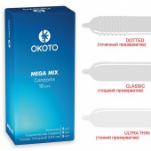 Презервативы OKOTO Mega Mix - 18 шт. - Sitabella - купить с доставкой в Кисловодске
