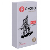 Точечные презервативы OKOTO Dotted - 12 шт. - Sitabella - купить с доставкой в Кисловодске