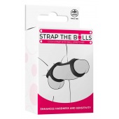 Черная эрекционная насадка Strap The Balls - NMC - в Кисловодске купить с доставкой