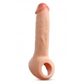 Телесная насадка-удлинитель Thrive 8.75 Inch Realistic Penis Extender Sleeve - 22,2 см. - Blush Novelties - в Кисловодске купить с доставкой