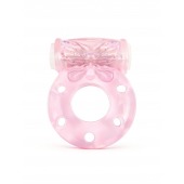 Розовое эрекционное виброкольцо с бабочкой - 1137 - в Кисловодске купить с доставкой