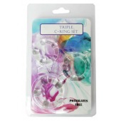 Набор из 3 эрекционных прозрачных колец - Boys of Toys - в Кисловодске купить с доставкой