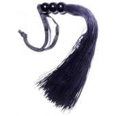 Черная силиконовая плетка - 25,4 см. - Boys of Toys - купить с доставкой в Кисловодске