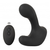 Черная анальная вибропробка с функцией расширения RC Butt Plug with 3 functions - Orion - в Кисловодске купить с доставкой