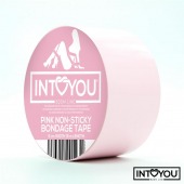 Розовый скотч для фиксации Non-Sticky Bondage Tape - 15 м. - Intoyou - купить с доставкой в Кисловодске