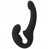 Черный безремневой страпон Share Lite - Fun Factory - купить с доставкой в Кисловодске