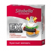 Стимулирующая насадка Sitabella Extender  Красный молодец - Sitabella - купить с доставкой в Кисловодске