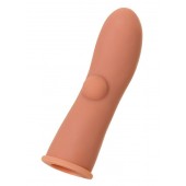 Насадка на фаллос с имитацией пирсинга - 14,7 см. - KOKOS - в Кисловодске купить с доставкой