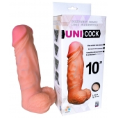 Фаллическая насадка Харнесс UNICOCK 10  - 25 см. - LOVETOY (А-Полимер) - купить с доставкой в Кисловодске