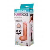 Фаллическая насадка Харнесс UNICOCK 5,5  - 17 см. - LOVETOY (А-Полимер) - купить с доставкой в Кисловодске
