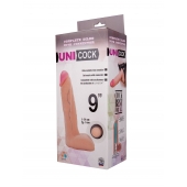 Фаллическая насадка Харнесс UNICOCK 9  - 24 см. - LOVETOY (А-Полимер) - купить с доставкой в Кисловодске