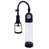 Чёрная вакуумная помпа A-toys с манометром и прозрачной колбой - A-toys - в Кисловодске купить с доставкой