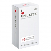Ультратонкие презервативы Unilatex Ultra Thin - 12 шт. + 3 шт. в подарок - Unilatex - купить с доставкой в Кисловодске