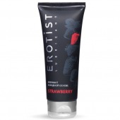 Увлажняющая смазка на водной основе с ароматом клубники Srtawberry - 100 мл. - Erotist Lubricants - купить с доставкой в Кисловодске