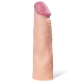 Реалистичная насадка с ярко выраженной головкой - 16,5 см. - A-toys - в Кисловодске купить с доставкой