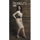 Пояс с клёпками Yona Black - Rebelts - купить с доставкой в Кисловодске