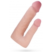 Поясной страпон с насадкой для двойного проникновения - 16 см. - ToyFa - купить с доставкой в Кисловодске