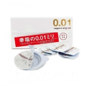 Супер тонкие презервативы Sagami Original 0.01 - 5 шт. - Sagami - купить с доставкой в Кисловодске