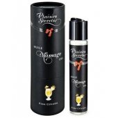 Массажное масло с ароматом пина колады Huile de Massage Gourmande Pina Colada - 59 мл. - Plaisir Secret - купить с доставкой в Кисловодске