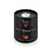 Массажная свеча с ароматом граната Bougie de Massage Gourmande Grenadine - 80 мл. - Plaisir Secret - купить с доставкой в Кисловодске