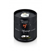 Массажная свеча с ароматом кокоса Bougie de Massage Gourmande Coco - 80 мл. - Plaisir Secret - купить с доставкой в Кисловодске