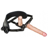 Женский страпон с вагинальной пробкой Woman Strap - 18 см. - LOVETOY (А-Полимер) - купить с доставкой в Кисловодске