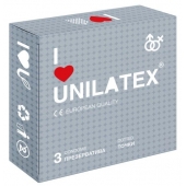 Презервативы с точками Unilatex Dotted - 3 шт. - Unilatex - купить с доставкой в Кисловодске