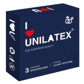 Ультрапрочные презервативы Unilatex Extra Strong - 3 шт. - Unilatex - купить с доставкой в Кисловодске