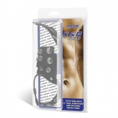 Утяжка на пенис и мошонку Cock Ring With 1.5  Ball Stretcher And Optional Weight Ring - BlueLine - купить с доставкой в Кисловодске