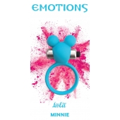 Голубое эрекционное виброколечко Emotions Minnie Breeze - Lola Games - в Кисловодске купить с доставкой