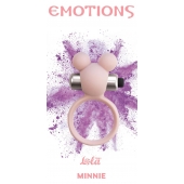 Розовое эрекционное виброколечко Emotions Minnie Light pink - Lola Games - в Кисловодске купить с доставкой