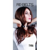 Чёрный кожаный чокер-кляп Tyra Black - Rebelts - купить с доставкой в Кисловодске