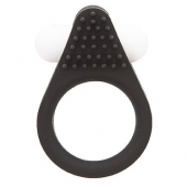 Чёрное эрекционное кольцо LIT-UP SILICONE STIMU RING 1 BLACK - Dream Toys - в Кисловодске купить с доставкой
