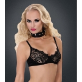 Полиуретановый ошейник с пуклями и D-кольцами Collar with Studs - Blush Novelties - купить с доставкой в Кисловодске
